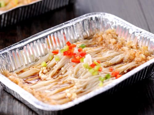 翰林镇锡纸烤金针菇